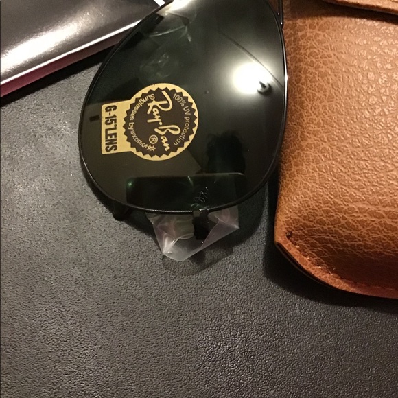 Ray Ban Aviator Sunglasses Black Rb3025 NEW - Picture 3 of 8